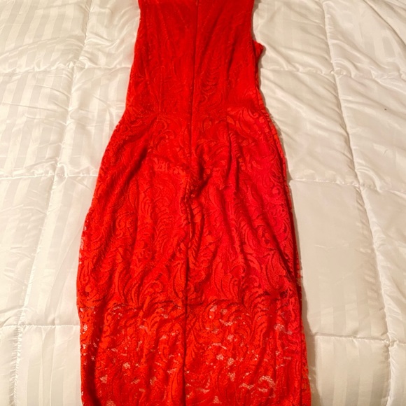 Bebe dress coral size medium - Picture 2 of 6